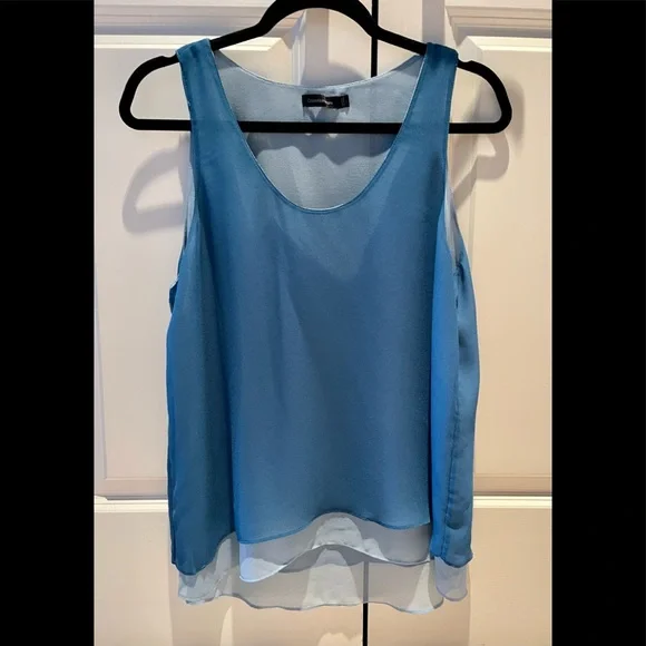‼️☀️🎉Calvin Klein Jeans Tank🎉☀️‼️Gorgeous Deep Blue Teal.Size LargeNever Worn - Picture 1 of 5